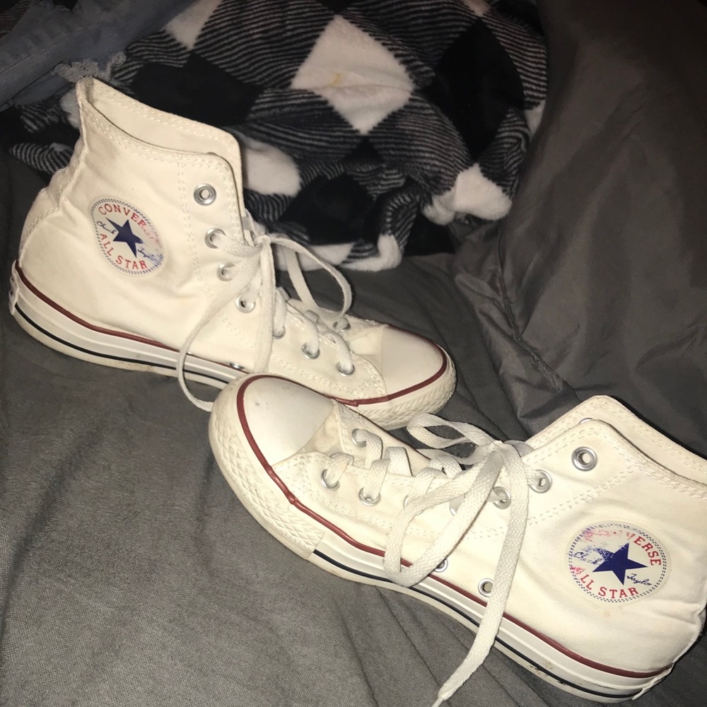 High top White Converse